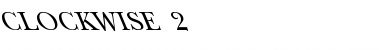 Download CLOCKWISE. 2 Regular Font Title Preview