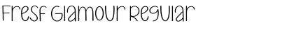 Download Fresf Glamour Regular Font Title Preview
