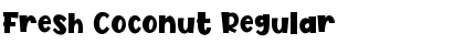 Download Fresh Coconut Regular Font Title Preview