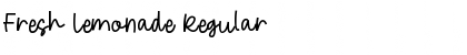 Download Fresh Lemonade Regular Font Title Preview