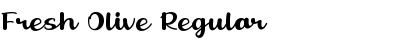 Download Fresh Olive Regular Font Title Preview
