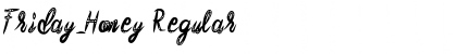 Download Friday_Honey Regular Font Title Preview