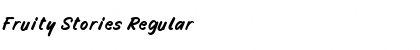 Download Fruity Stories Regular Font Title Preview