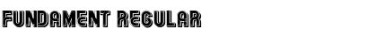 Download Fundament Regular Font Title Preview