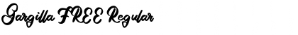 Download Gargilla FREE Regular Font Title Preview