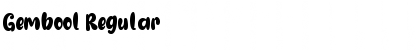 Download Gembool Regular Font Title Preview