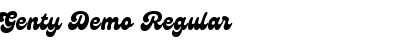 Download Genty Demo Regular Font Title Preview