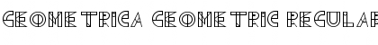 Download Geometrica geometric Regular Font Title Preview