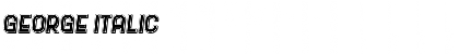Download George Italic Font Title Preview