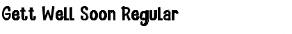 Download Gett Well Soon Regular Font Title Preview