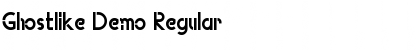 Download Ghostlike Demo Regular Font Title Preview