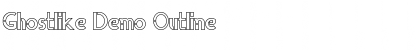 Download Ghostlike Demo Outline Font Title Preview
