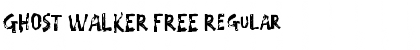 Download GHOST WALKER FREE Regular Font Title Preview