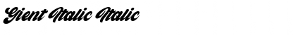 Download Gient Italic Italic Font Title Preview