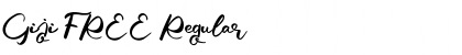 Download Giji FREE Regular Font Title Preview