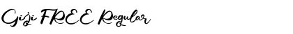 Download Giji FREE Regular Font Title Preview