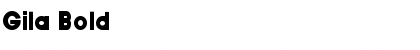 Download Gila Bold Font Title Preview