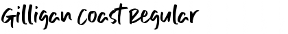 Download Gilligan Coast Regular Font Title Preview