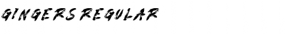 Download GINGERS Regular Font Title Preview