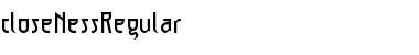 Download close NessRegular Font Title Preview