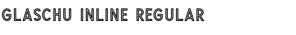 Download Glaschu Inline Regular Font Title Preview