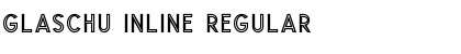 Download Glaschu Inline Regular Font Title Preview