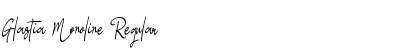 Download Glastia Monoline Regular Font Title Preview