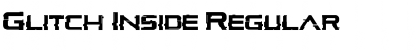 Download Glitch Inside Regular Font Title Preview