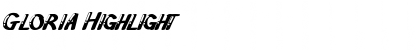 Download Gloria Highlight Font Title Preview