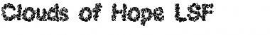 Download Clouds of Hope LSF Regular Font Title Preview