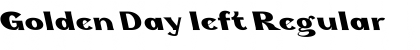 Download Golden Day left Regular Font Title Preview