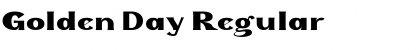 Download Golden Day Regular Font Title Preview