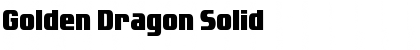 Download Golden Dragon Solid Font Title Preview