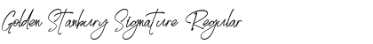 Download Golden Stanbury Signature Regular Font Title Preview