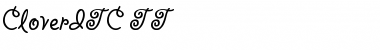 Download CloverITC TT Regular Font Title Preview