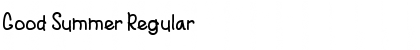 Download Good Summer Regular Font Title Preview