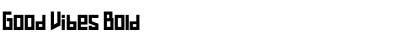 Download Good Vibes Bold Font Title Preview