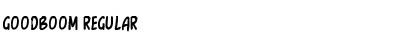 Download GoodBoom Regular Font Title Preview