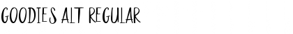 Download Goodies Alt2 Regular Font Title Preview