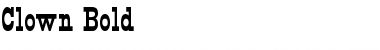 Download Clown Bold Font Title Preview