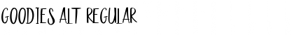 Download Goodies Alt2 Regular Font Title Preview