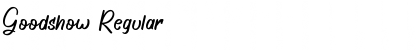 Download Goodshow Regular Font Title Preview