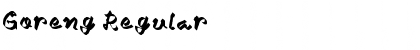 Download Goreng Regular Font Title Preview