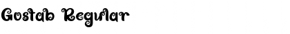 Download Gostab Regular Font Title Preview