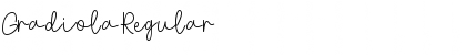 Download Gradiola Regular Font Title Preview
