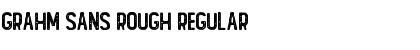Download GRAHM Sans Rough Regular Font Title Preview