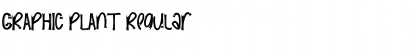 Download GRAPHIC PLANT Regular Font Title Preview