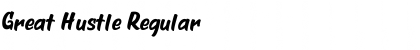 Download Great Hustle Regular Font Title Preview