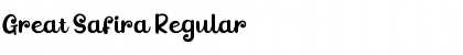 Download Great Safira Regular Font Title Preview