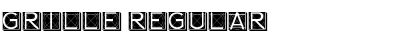 Download Grille Regular Font Title Preview